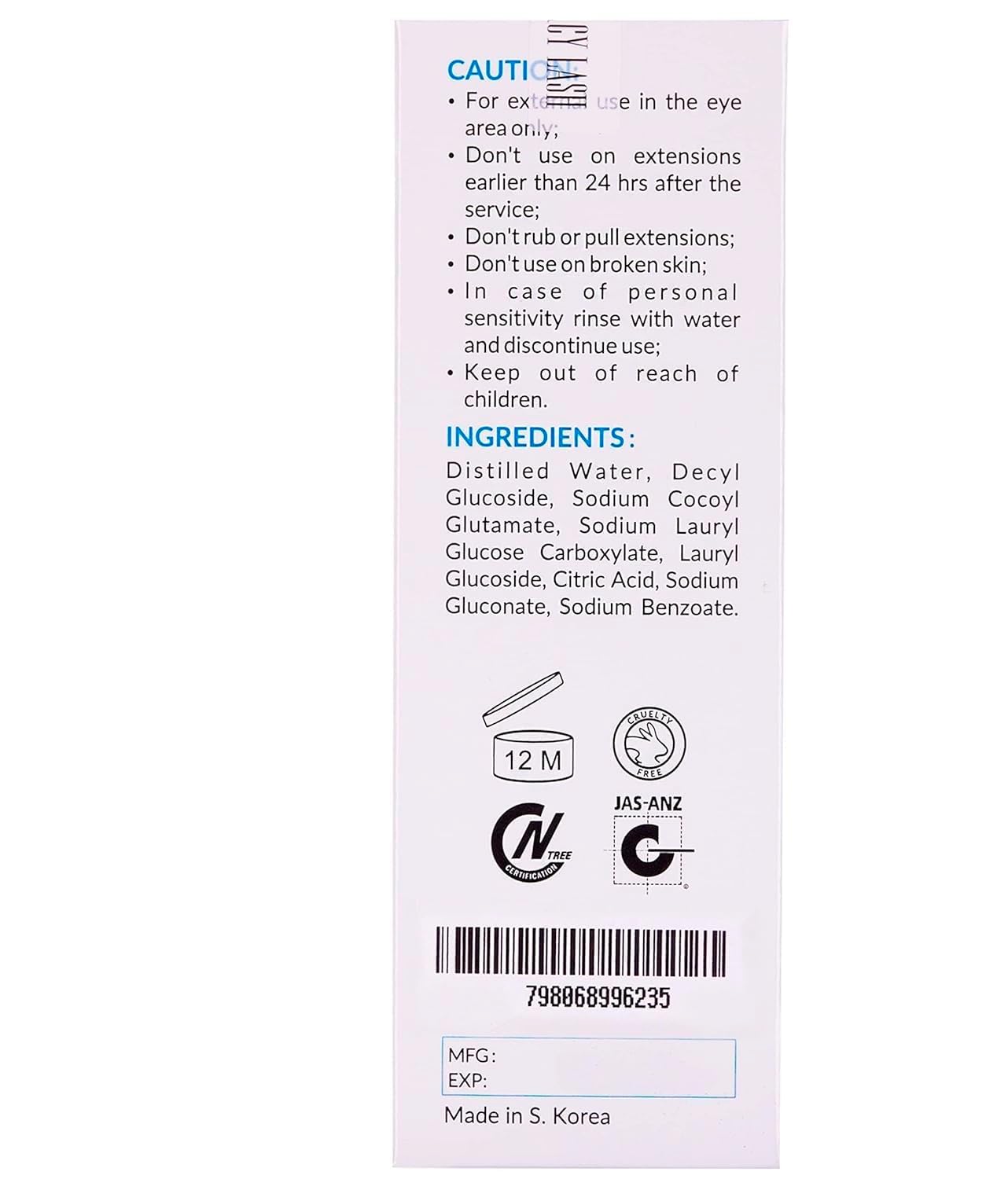 LASH Shampoo 50ml Serum to Grow Lashes