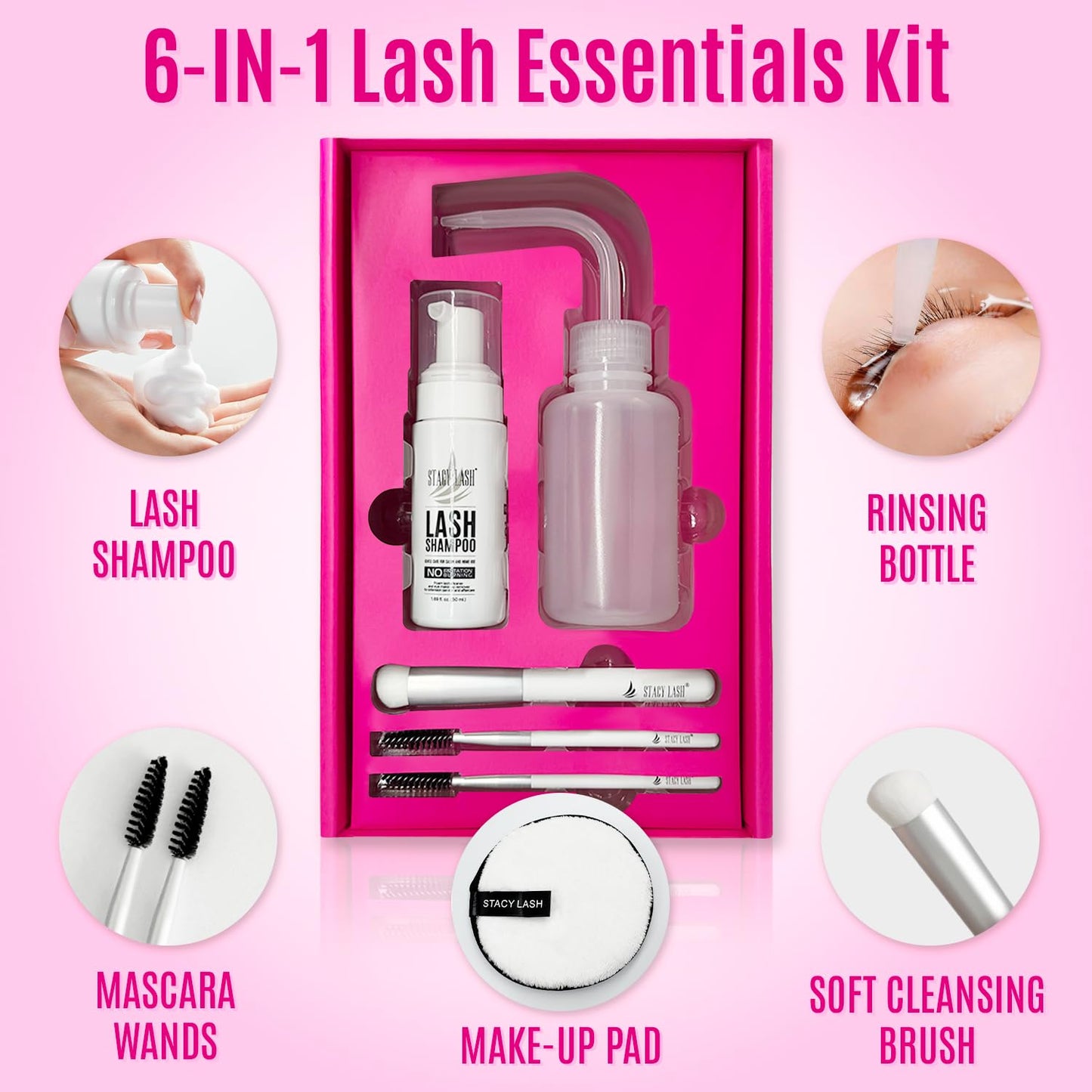 LASH Lash Shampoo Kit Foaming Cleanse