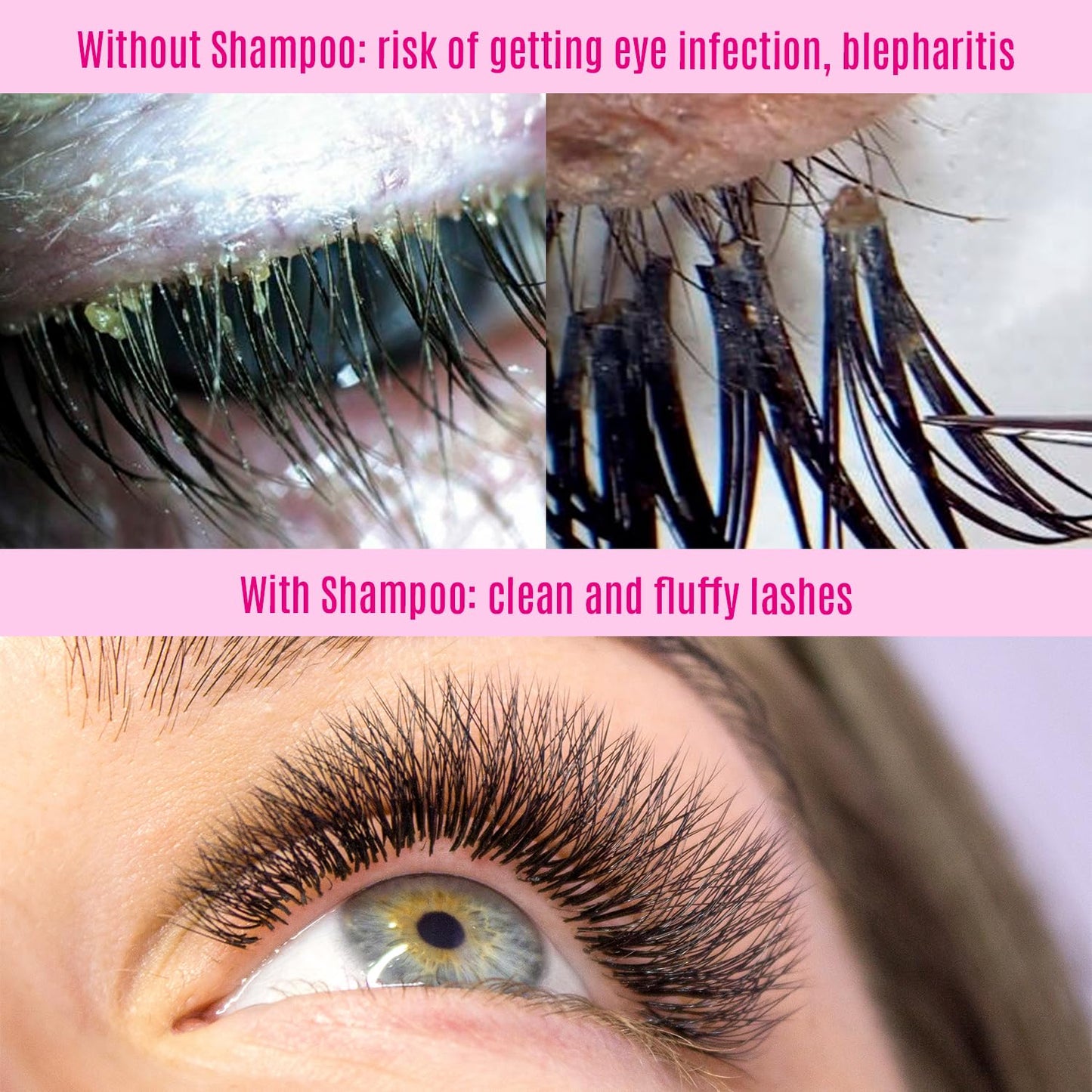 LASH Lash Shampoo Kit Foaming Cleanse