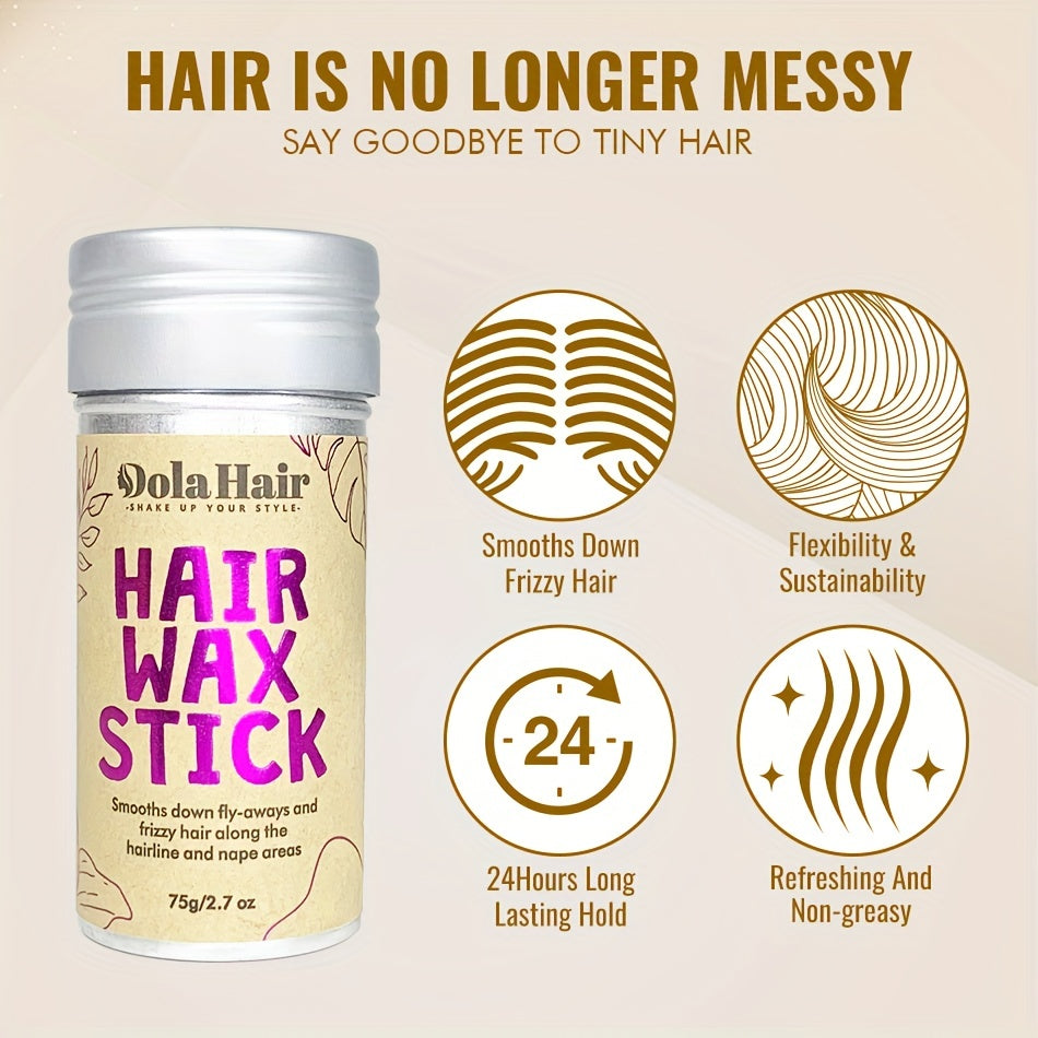 Slick Back Hair Brush, Wax Stick For Hair