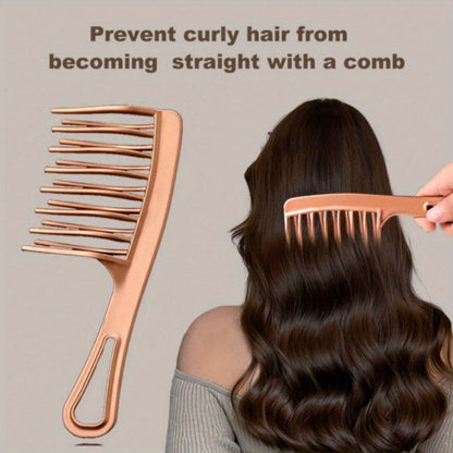 Double Row Comb for Long Curly Hair - Anti-Static