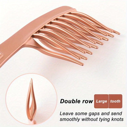 Double Row Comb for Long Curly Hair - Anti-Static