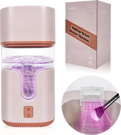 LuxeBrush: 2-in-1 Ultrasonic Cleaner & Dryer