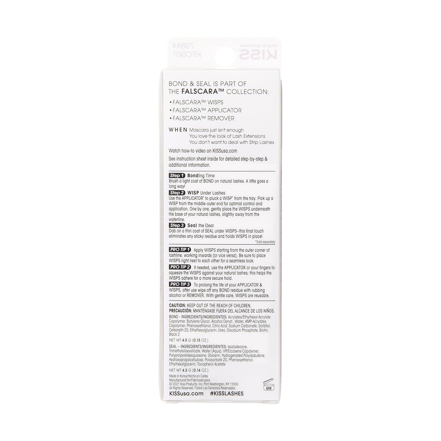 Falscara DIY Eyelash Extension Bond & Seal Infused with Biotin & Vitamin E