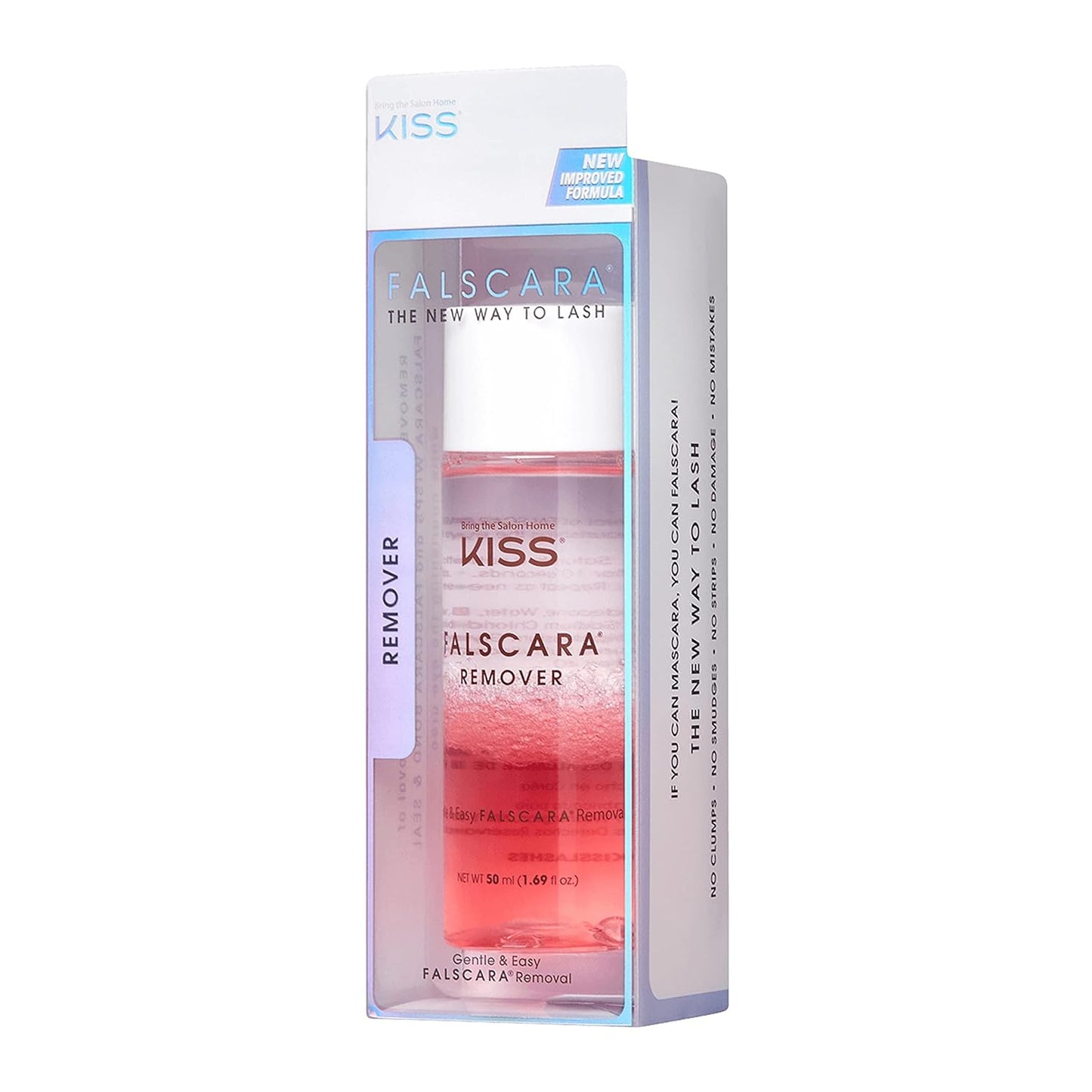 Falscara DIY Eyelash Extension Remover with Natural Rosewater – Gentle Soothing Nourishing Eye Cleanser