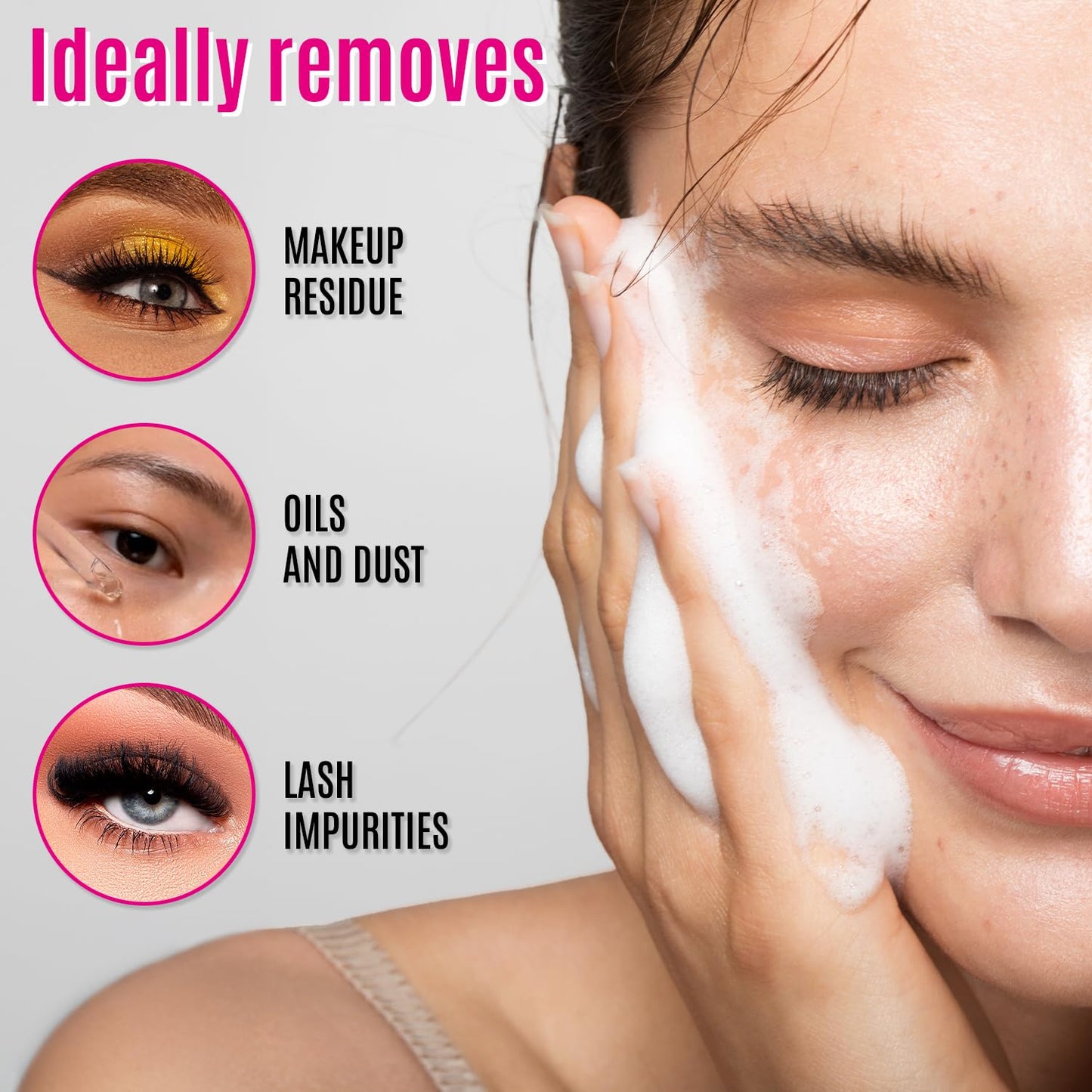 LASH Lash Shampoo Kit Foaming Cleanse