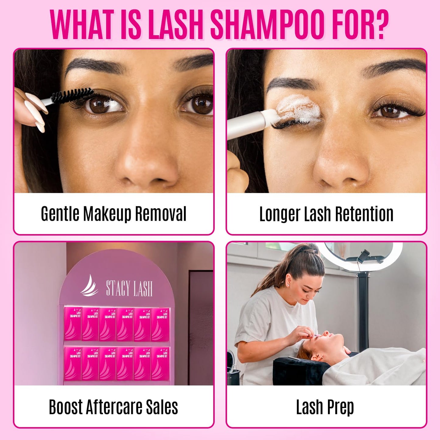 LASH Lash Shampoo Kit Foaming Cleanse