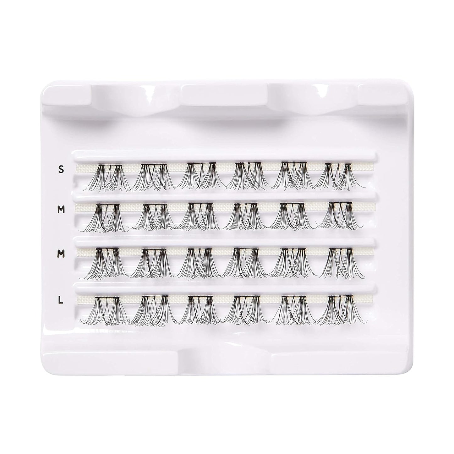 Falscara Multipack 24 assorted False Eyelashes, Lash Clusters, Reusable Strip Lashes