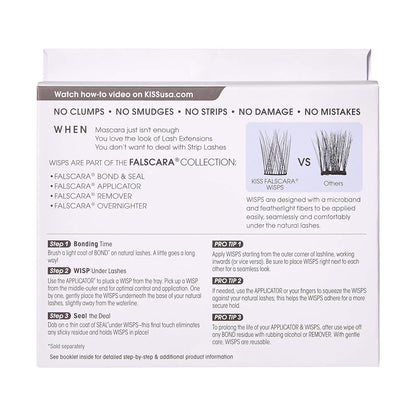Falscara Multipack 24 assorted False Eyelashes, Lash Clusters, Reusable Strip Lashes