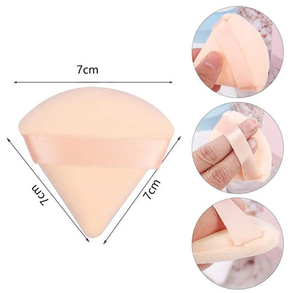 10PCS Puff Triangle Makeup Beauty Sponge Puff Triangle for Powder Makeup Blender Finger Puff