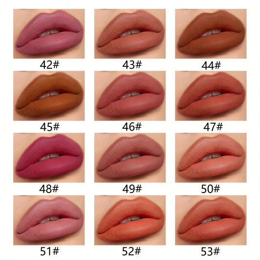 12-color Lip Liner Matte Lipstick Pencil Long-lasting Makeup Lip Liner