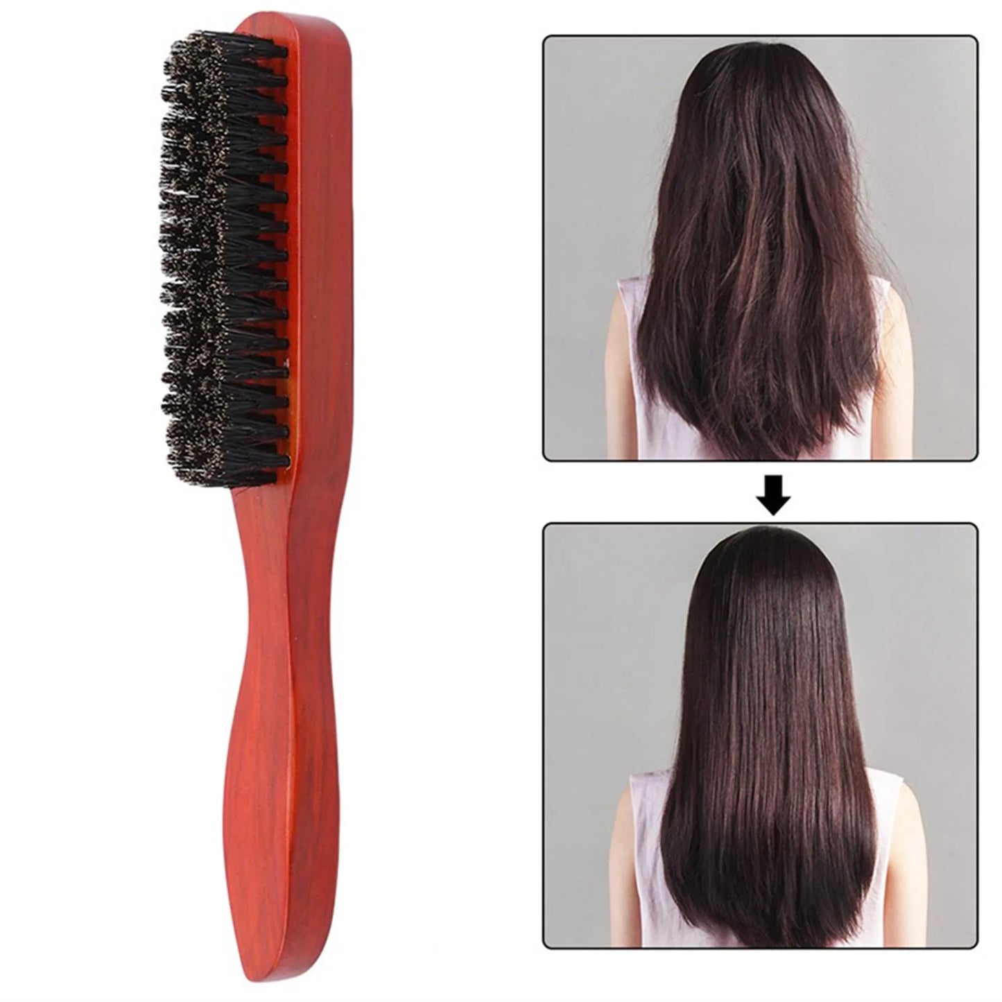 Teasing Back Hair Brushes Boar Bristle