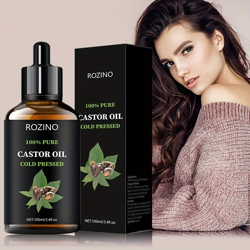 Unrefined Castor Oil, Cold Pressed for Hair