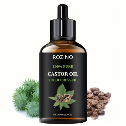 Unrefined Castor Oil, Cold Pressed for Hair